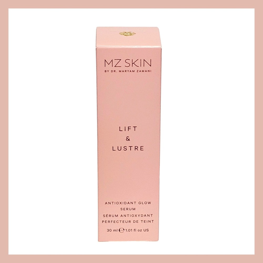 MZ Skin Lift & Lustre Antioxidant Glow Serum Full Size 1.01 oz Sealed Box New